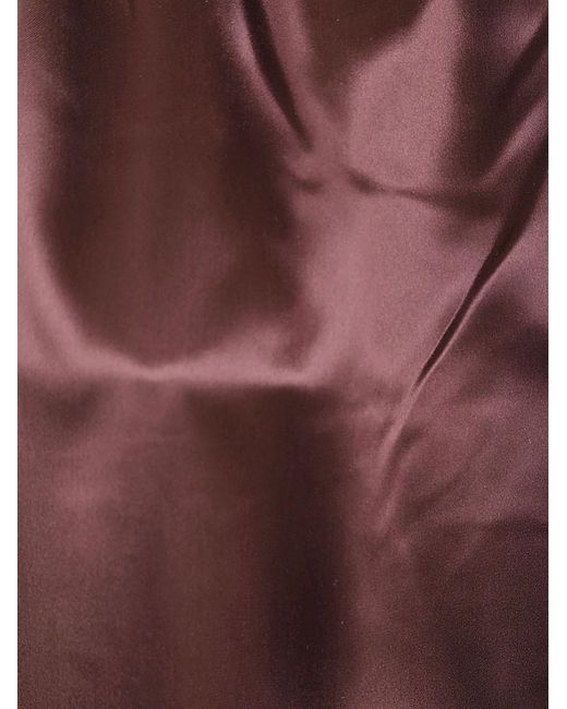Loulou de Saison Purple Morene Halterneck Maxi Dress