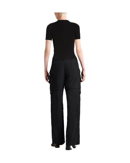 DIESEL Black Solid Color Jumpers