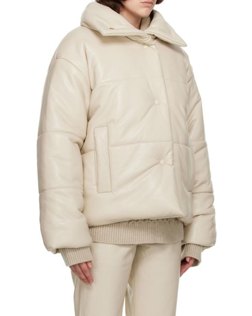Nanushka Natural Hide Down Jacket