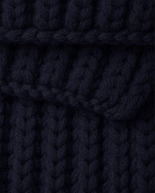 Prada Blue Wool Scarf