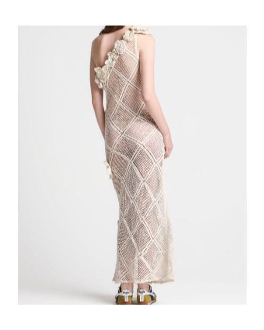 J.W. Anderson White Floral Crochet Dress