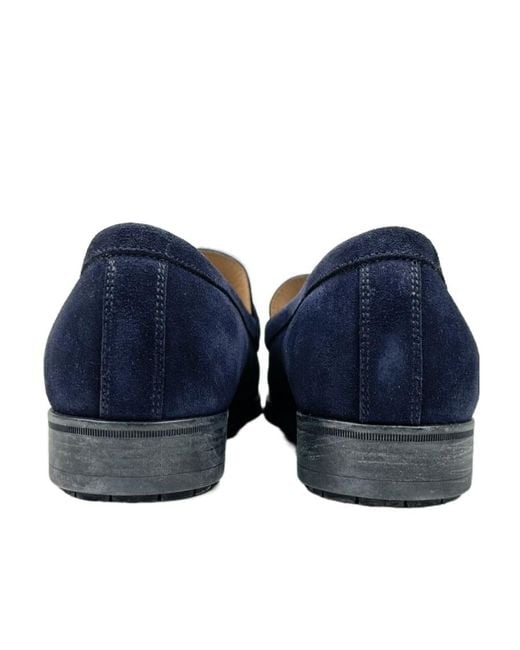 Bally Blue Logo Business Casual Shoes for men