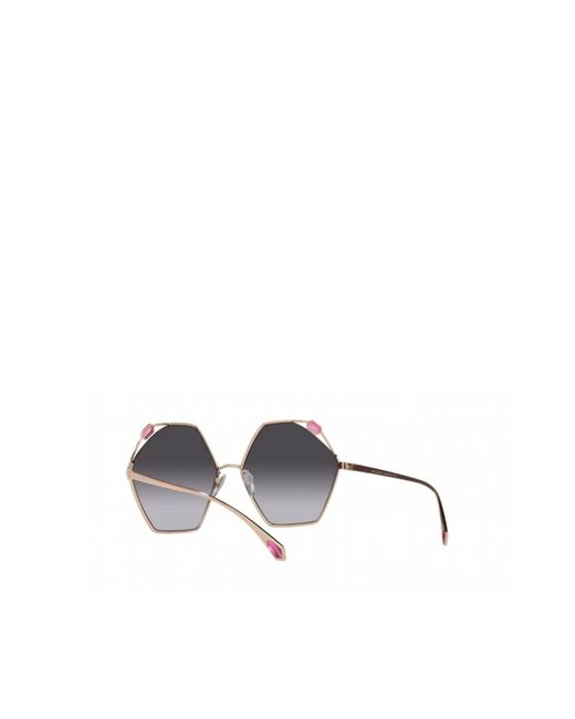 BVLGARI Gray Logo Sunglasses