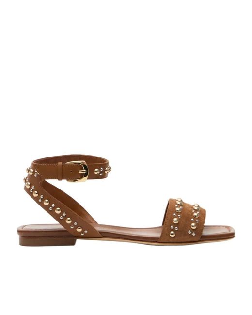Stuart Weitzman Brown Perry Sandal