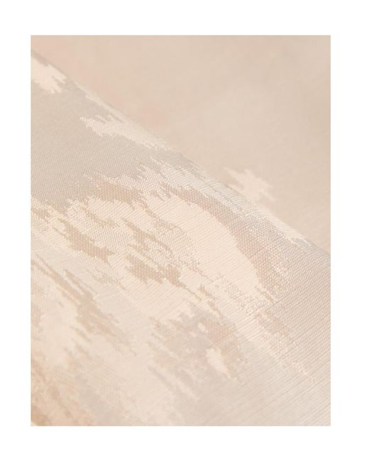 Ganni Natural Patterned Satin Trousers