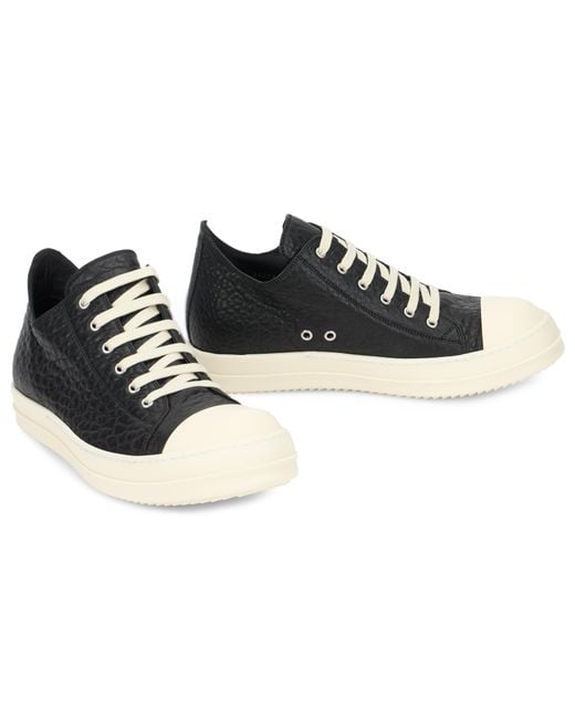 Rick Owens Black Tower Low Sneakers for men