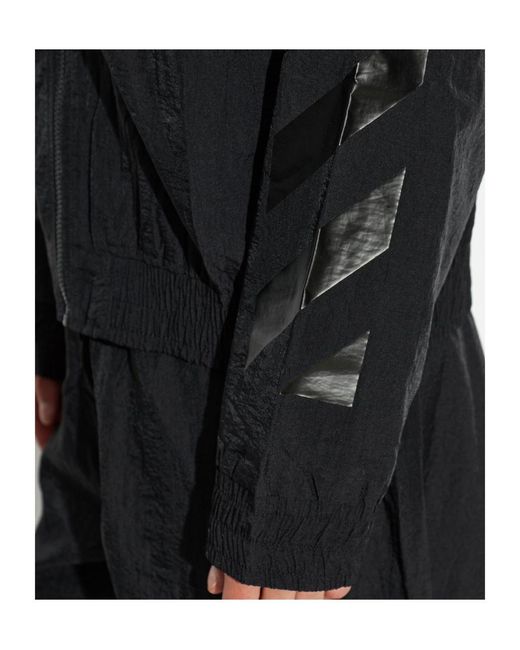 Off-White c/o Virgil Abloh Black Arrows Diagonals Zip-Up Jacket for men
