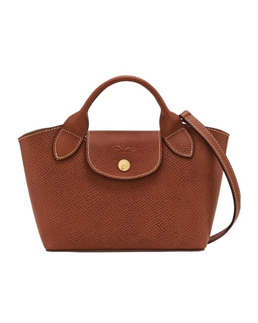 Longchamp Brown Épure Xs Tote Bag