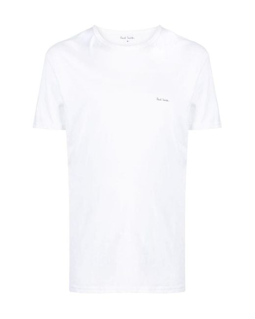 Paul Smith White Logo T-Shirt 3 Pack for men