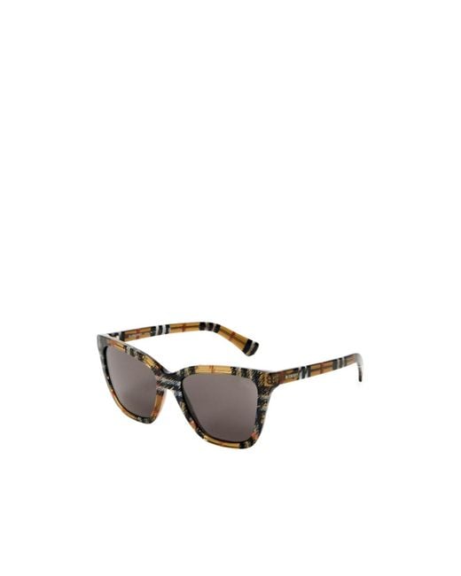 Burberry Metallic Square-Frame Sunglasses