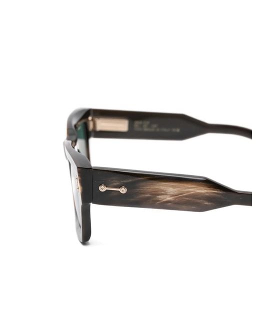 Akoni Green Rectangle Sunglasses