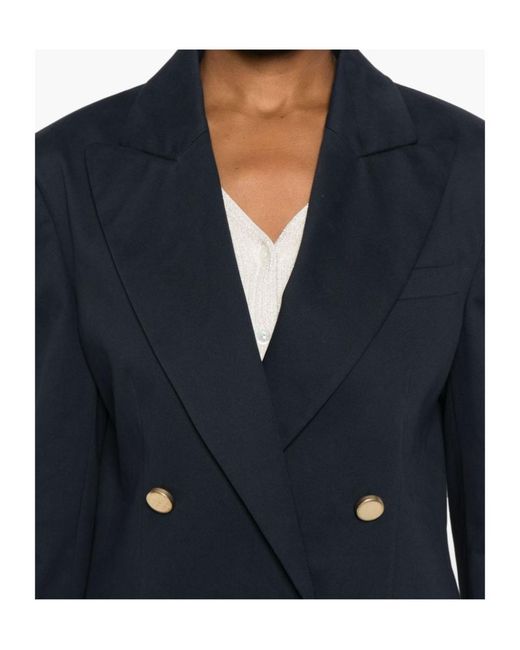 P.A.R.O.S.H. Blue Crew Blazer