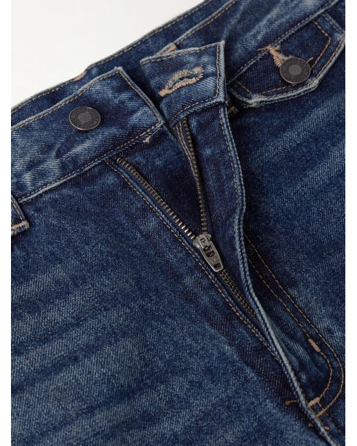Nili Lotan Blue Edira High-Rise Flared Jeans