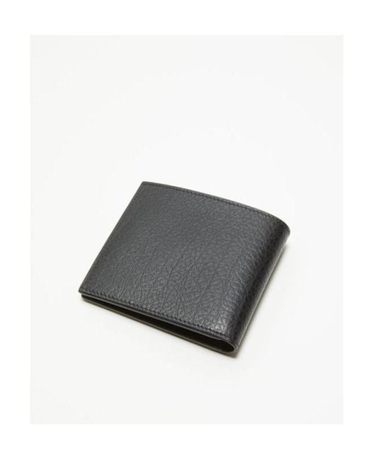 Acne Black Logo Printed Folded Wallet for men