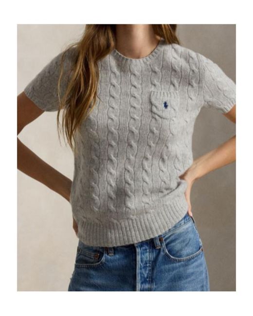 Polo Ralph Lauren Gray Crew-Neck Sweater