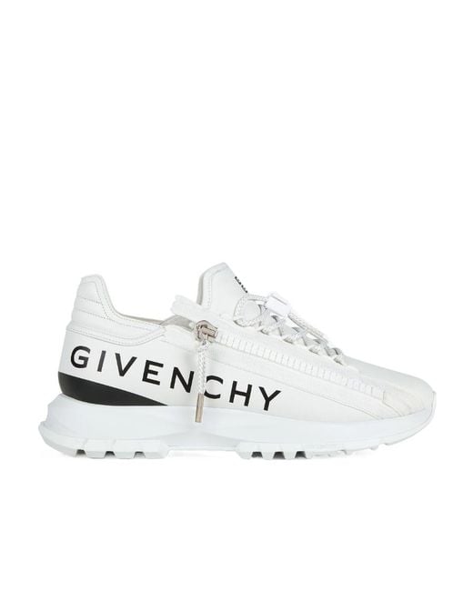 Givenchy White Spectre Runner Lace-Up Sneakers for men