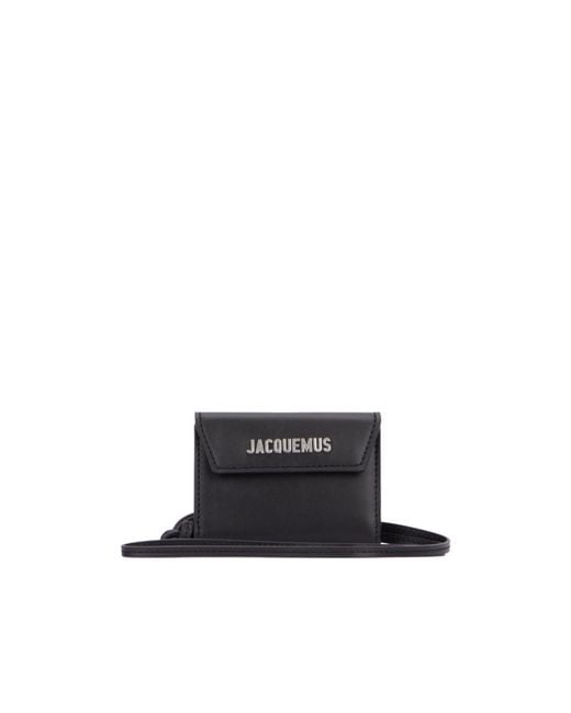 Jacquemus White Le Porte Logo Plaque Wallet for men
