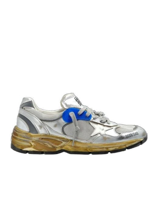 Golden Goose Deluxe Brand Blue Dad Star Lace-Up Sneakers for men
