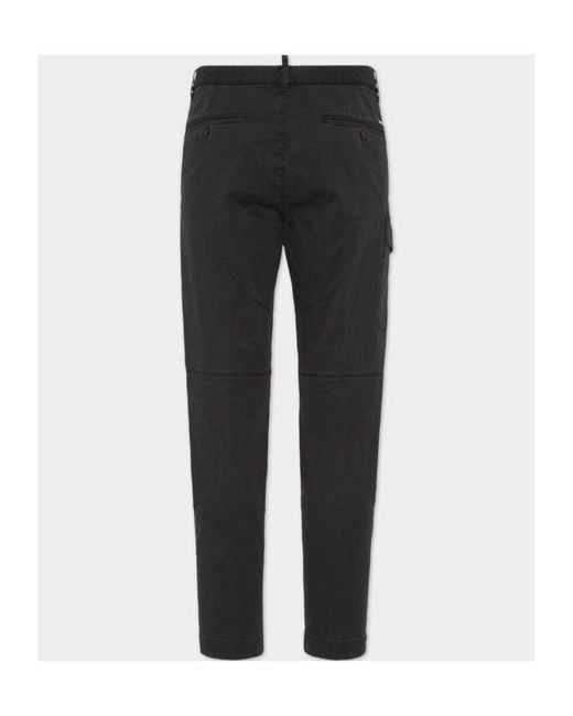 DSquared² Black Sexy Cargo Pants for men