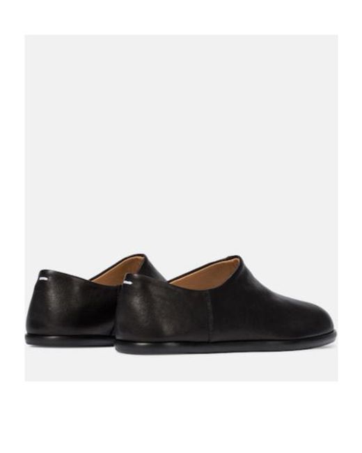 Maison Margiela Brown Tabi Leather Loafers