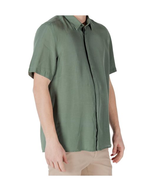 Antony Morato Green Short Sleeve Shirt for men