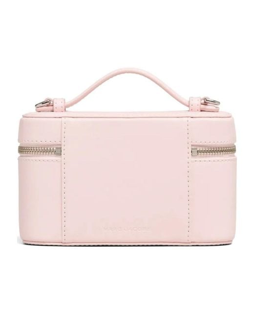 Marc Jacobs Pink Scene Logo Lettering Vanity Bag