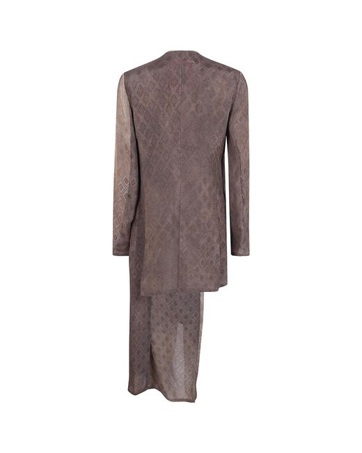 Uma Wang Brown 'Kunto' Jacket