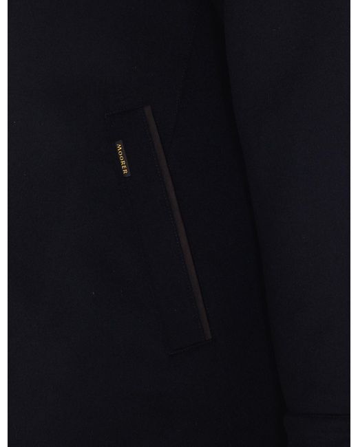Moorer Blue Long-Sleeve Jacket for men