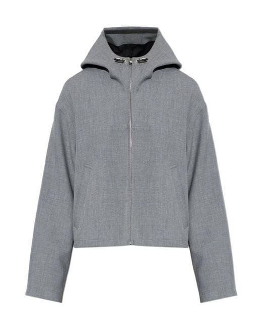 IRO Gray Long Sleeve Casual Jacket
