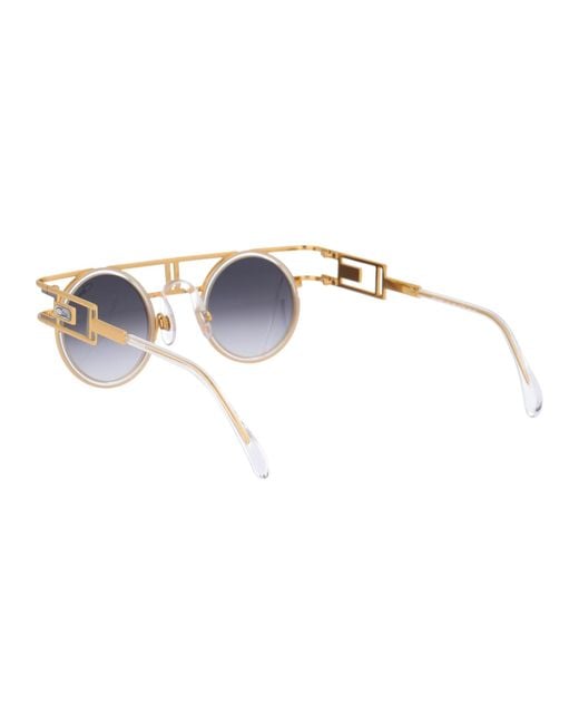 Cazal White Logo Sunglasses for men