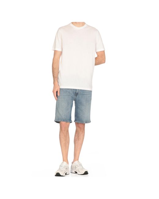 Dondup Blue Denim Shorts for men
