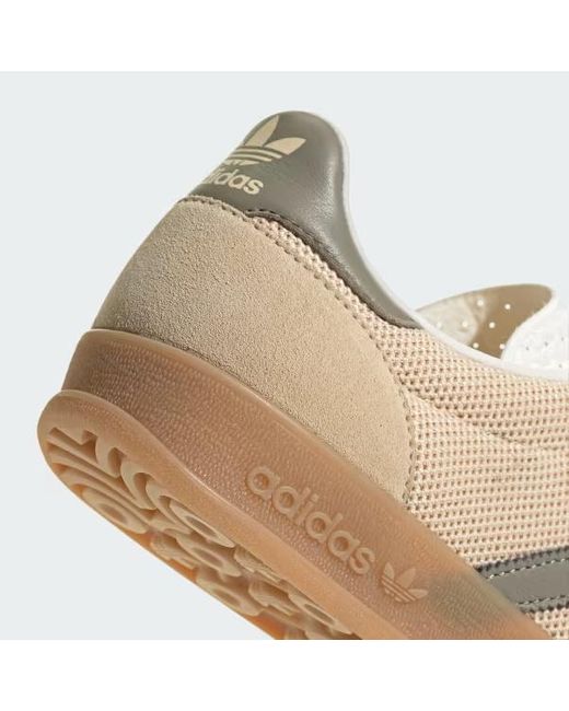 Adidas Originals Natural Gazelle Indoor Pro Lace-Up Sneakers for men