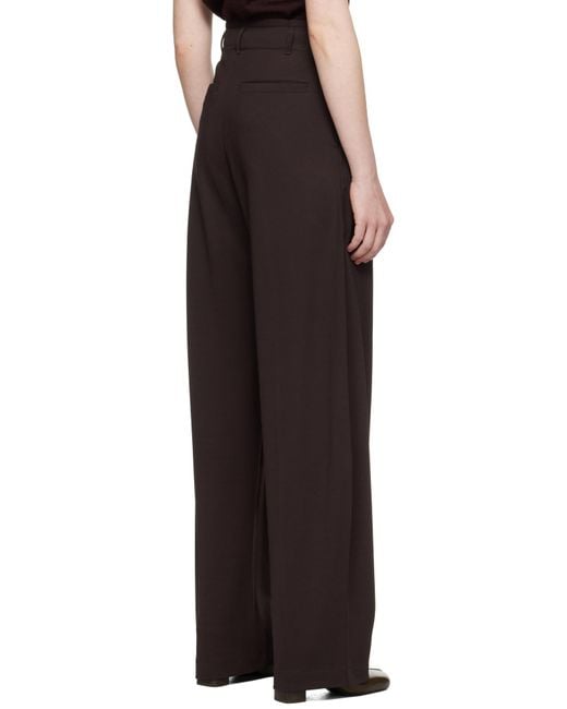 Lemaire Purple Relaxed Volume Pants