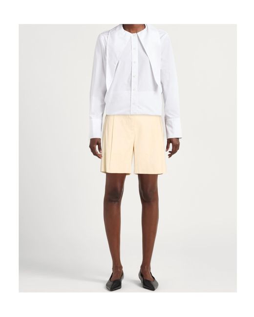 Rag & Bone Natural Woven Stretch Fabric Shorts