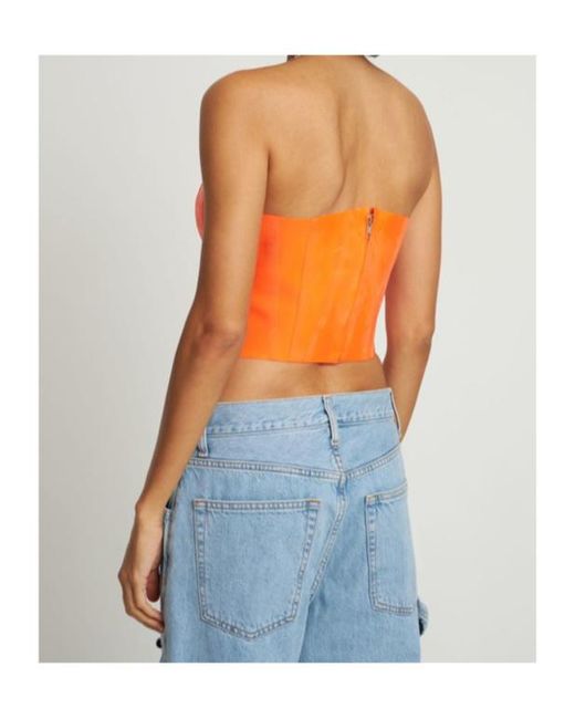 GIUSEPPE DI MORABITO Orange Sleeveless Vest