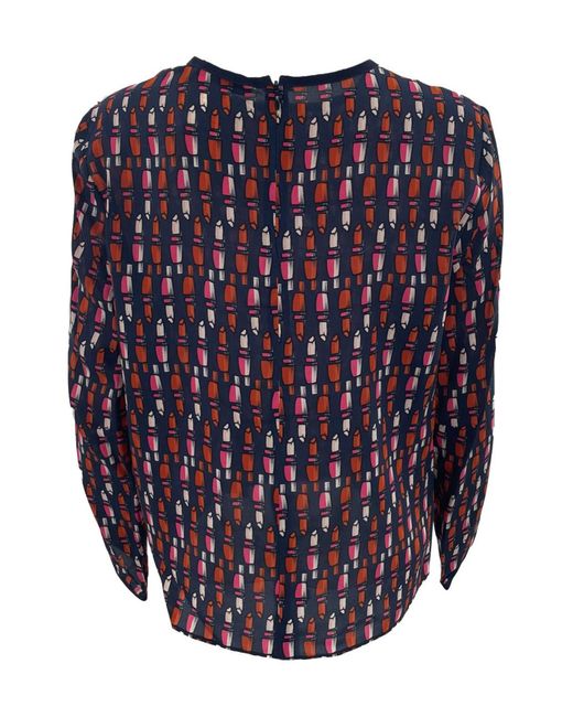 Sportmax Blue Long-Sleeved Sweater