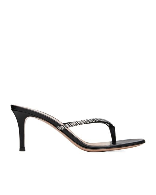 Gianvito Rossi White India Thong 70 High-Heeled Sandals
