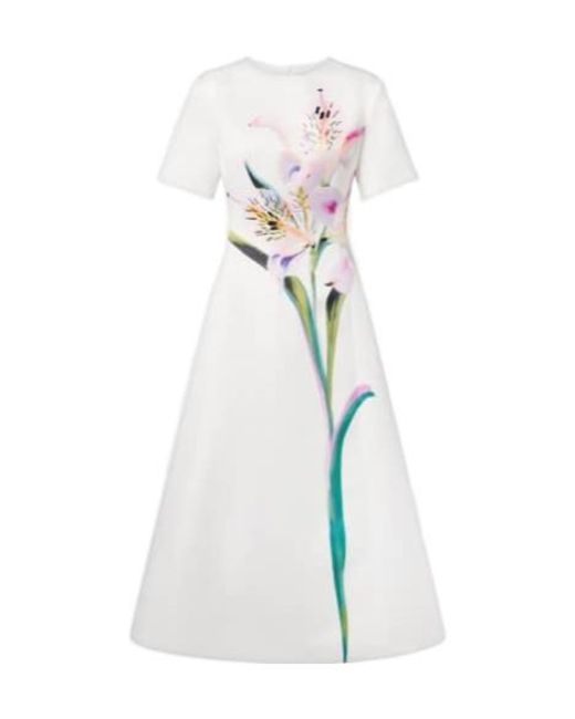 Leo White Caroline Floral Midi Dress