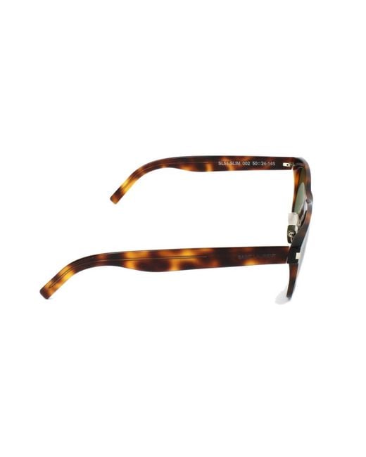 Saint Laurent Green Square Sunglasses for men