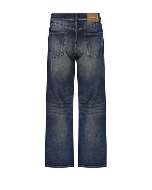 Haikure Blue Logo Jeans for men