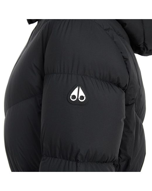 Moose Knuckles Black Belle Padded Parka
