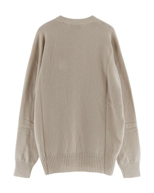 Tod's Gray Crewneck Knitted Jumper for men