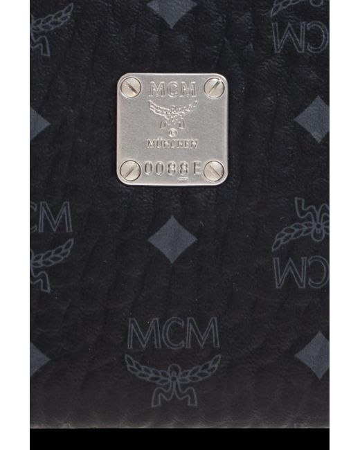 MCM Black Logo Wallet