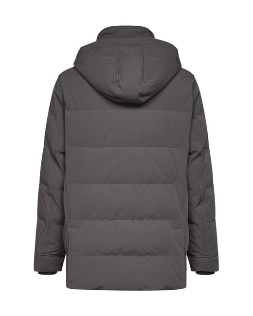 Brunello Cucinelli Gray Winter Jackets for men