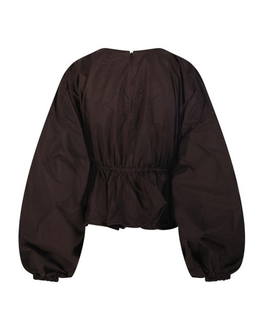 Zimmermann Black Alchemy Peplum Top