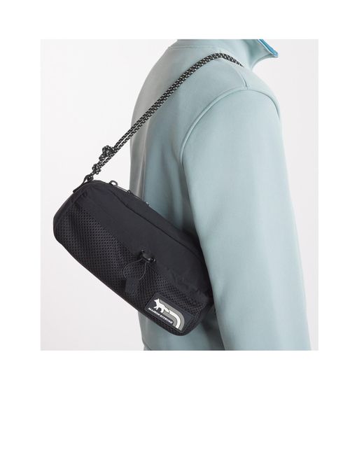 Maison Kitsuné Black Maison Kitsuné Flash Fox Crossbody Bag for men