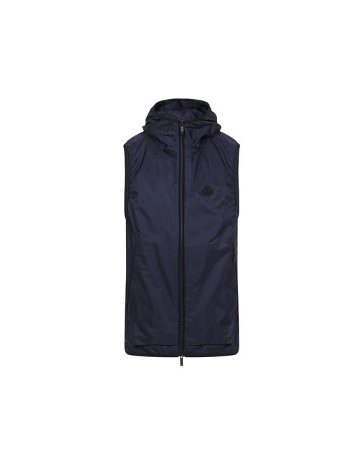 Moncler Blue Essential Down Vest for men