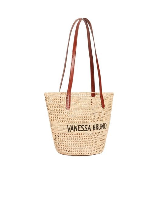 Vanessa Bruno Metallic Logo Shoulder Bag