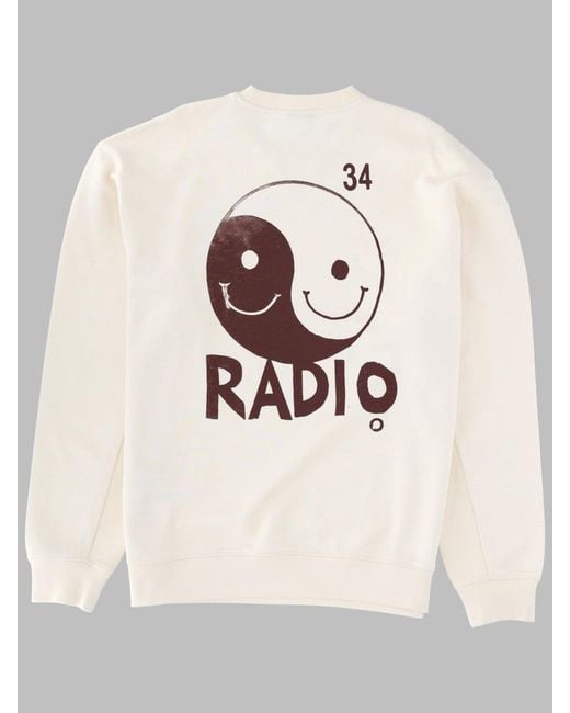 Paul Smith White Ps Radio Graphic Sweatshirt for men