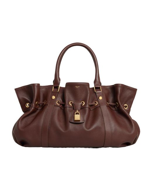 Céline Brown Medium Abbey Bag